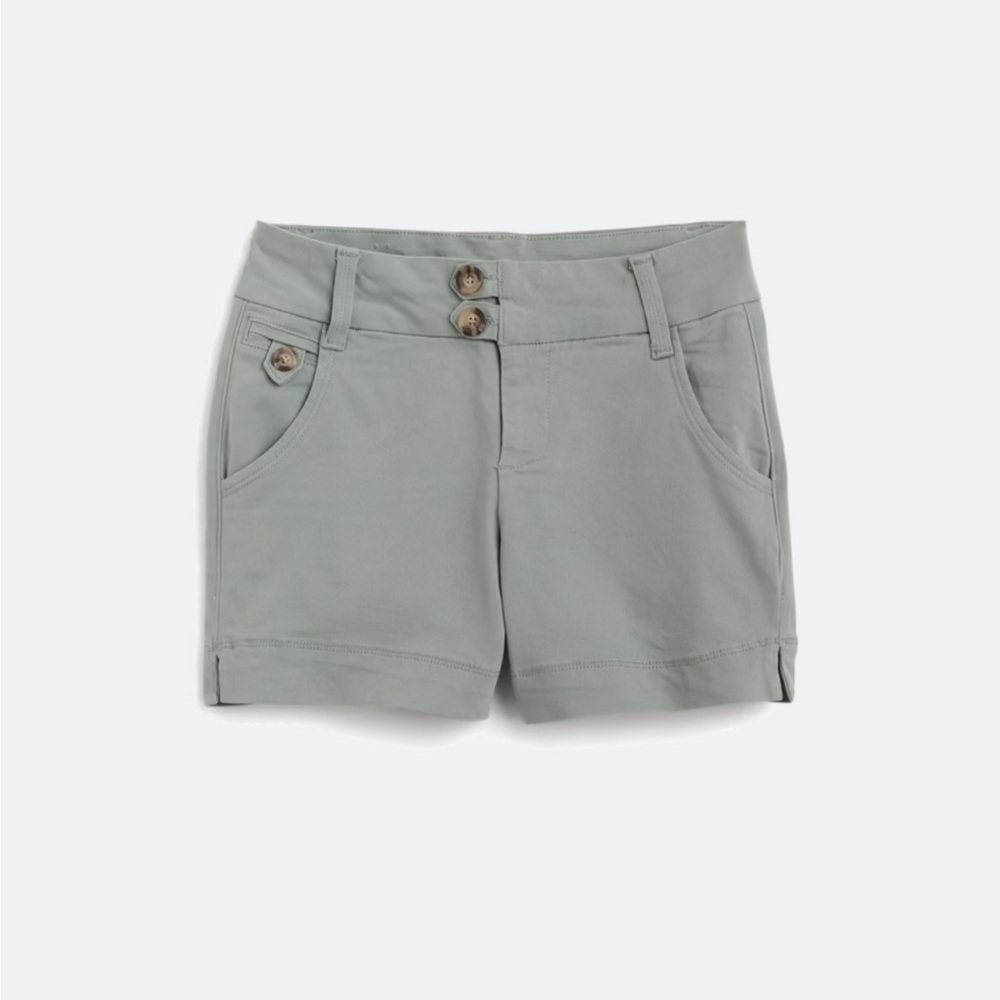 Women's Sage Green Casual Shorts